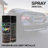 Frozen Black Grey Metallic Aerosol Spray 400 ml