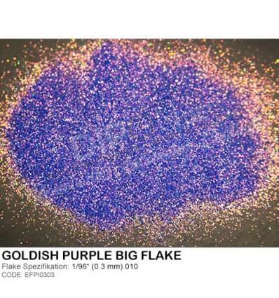 Goldish Purple Holo Big Flake