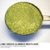 Lime Green Glimmer Midi Flake