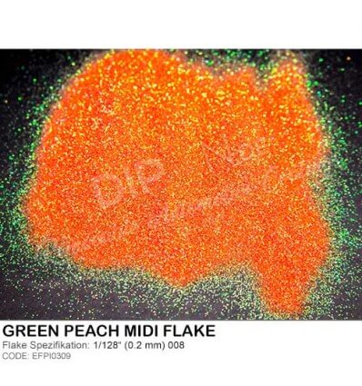 Green Peach Midi Flake