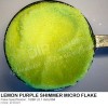 Lemon Purple Shimmer Micro Flake