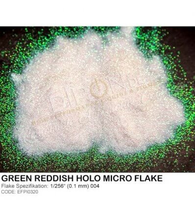 Green Reddish Holo Micro Flake