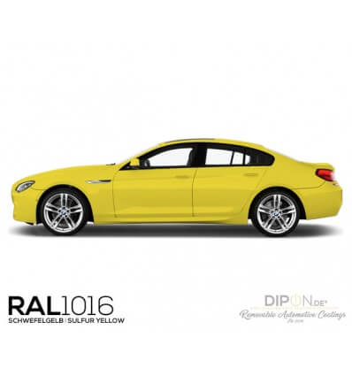 KandyDip® Liquid Car Wrap RAL 1016 Schwefelgelb