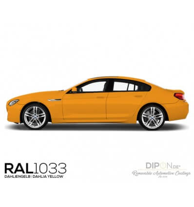 KandyDip® Liquid Car Wrap RAL 1033 Dahliengelb