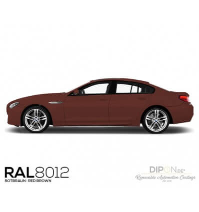 KandyDip® Liquid Car Wrap RAL 8012 Rotbraun