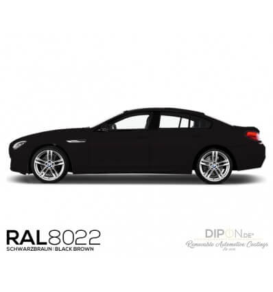 KandyDip® Liquid Car Wrap RAL 8022 Schwarzbraun