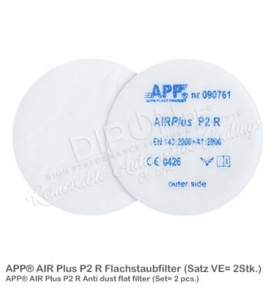 APP AIR Plus P2 R Flachstaubfilter 2 Stk.