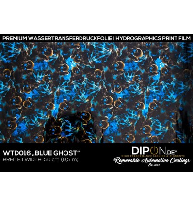 Blue Ghost Wassertransferdruckfolie 50cm - Filmdekore