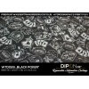 Black Poker Wassertransferdruckfolie 50cm