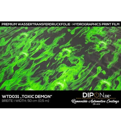 Toxic Demon Wassertransferdruckfolie 50cm