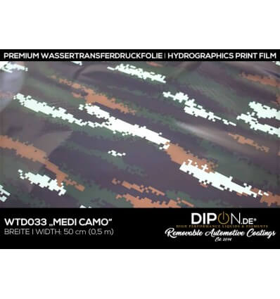 Medi Camo Wassertransferdruckfolie 50cm