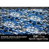 Digital Blue Camo Wassertransferdruckfolie 50cm