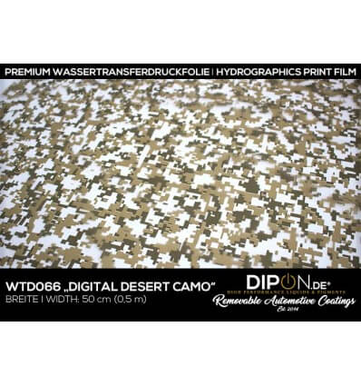 Digital Desert Camo Wassertransferdruckfolie 50cm
