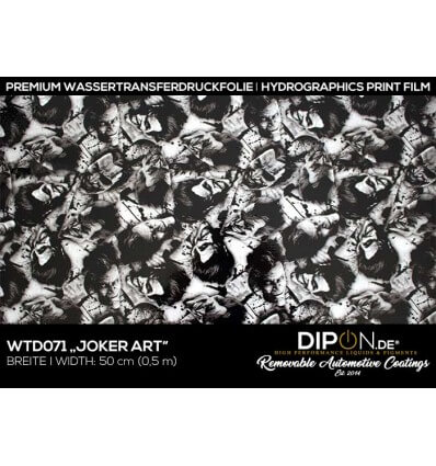 Joker Art Wassertransferdruckfolie 50cm - Filmdekore