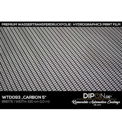 Carbon 5 Wassertransferdruckfolie 100cm