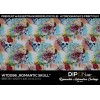 Romantic Skull Wassertransferdruckfolie 100cm