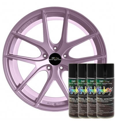 KandyDip® Lavender Pearl Matt (Schwarze KandyDip® Basisbeschichtung / Black KandyDip® Basecoat)