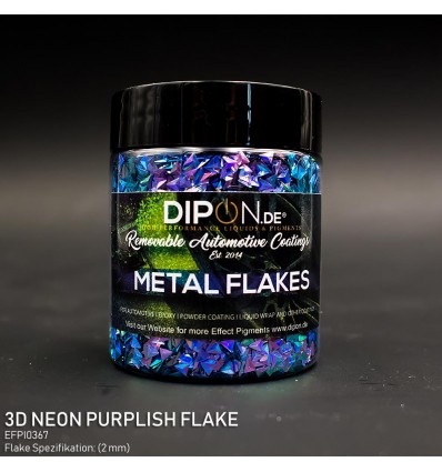3D Neon Purplish Flake