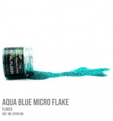 Aqua Blue Micro Flake