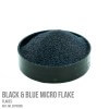 Black & Blue Micro Flake