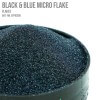 Black & Blue Micro Flake