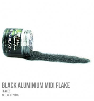 Black Aluminium Midi Flake