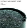 Black Aluminium Midi Flake