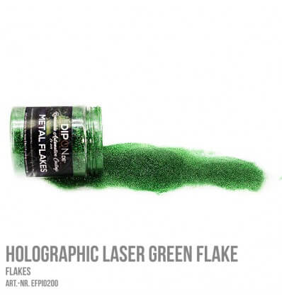 Holographic Laser Green Micro Flake