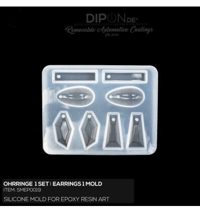 Ohrringe 1 Set I Earrings 1 Set Silicone Mold / Silikonform