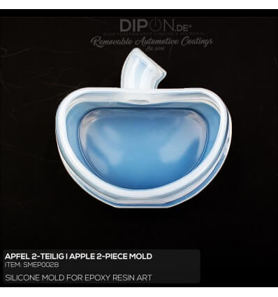 Apfel 2-teilig I Apple 2-piece Mold / Silikonform