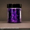 3D Dark Purple Star Flake