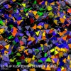 3D Flip Flop Color Triangle Flake