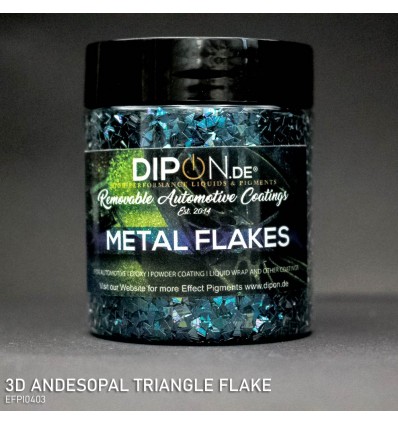 3D Andesopal Triangle Flake