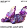 Rainbow Aura Crystal Quarz Cluster Typ 05 Bedampft