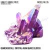 Rainbow Aura Crystal Quarz Cluster Typ 05 Bedampft