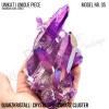 Rainbow Aura Crystal Quarz Cluster Typ 05 Bedampft