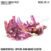 Rainbow Aura Crystal Quarz Cluster Typ 31 Bedampft