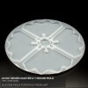 Achat Geode 4+1 Coaster Mold / Silikonform