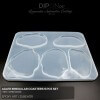 Agate Irregular Coasters 5 Pcs Set Mold / Silikonform