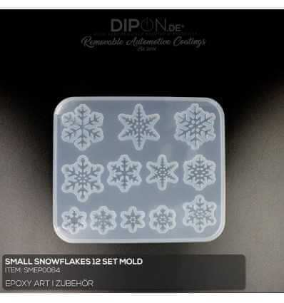 Small Snowflake 12 Set Mold / Silikonform