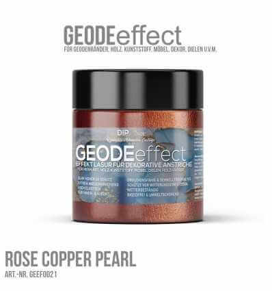 GeodeEffect Acryl Dekorlasur "Rose Copper Pearl" 80ml