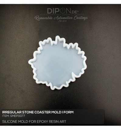 Irregular Stone Coaster Mold / Silikonform