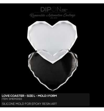 Love Coaster Mold / Silikonform