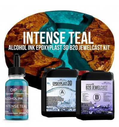 EpoxyPlast B20 JewelCast - Intense Teal Kit -
