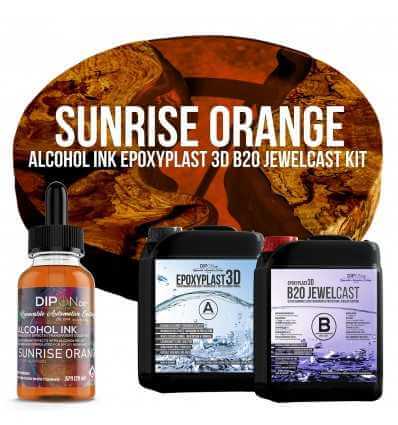 EpoxyPlast B20 JewelCast - Sunrise Orange Kit -