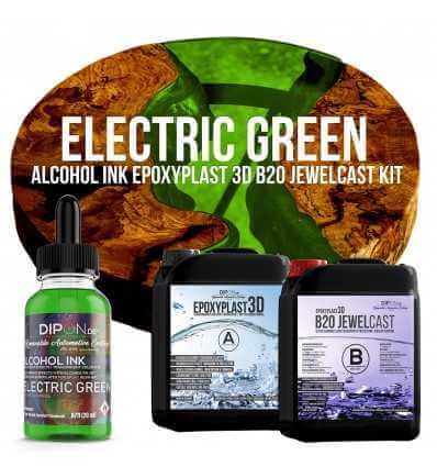 EpoxyPlast B20 JewelCast - Electric Green Kit -