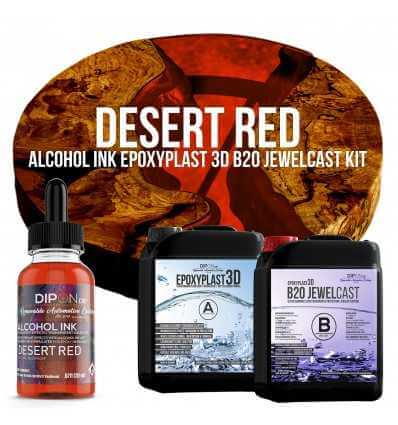 EpoxyPlast B20 JewelCast - Desert Red Kit -