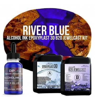 EpoxyPlast B20 JewelCast - River Blue Kit -