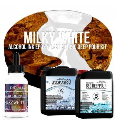 EpoxyPlast 3D B50 Deep Pour - Milky White Kit -