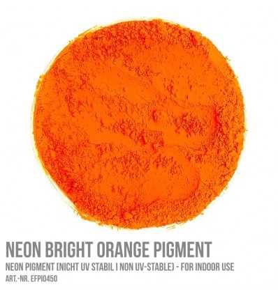 Neon Bright Orange Pigment